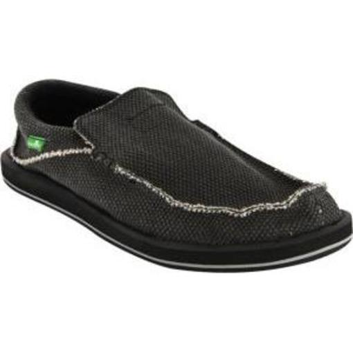 Sanuk Chiba Black Men's Shoes Size 10