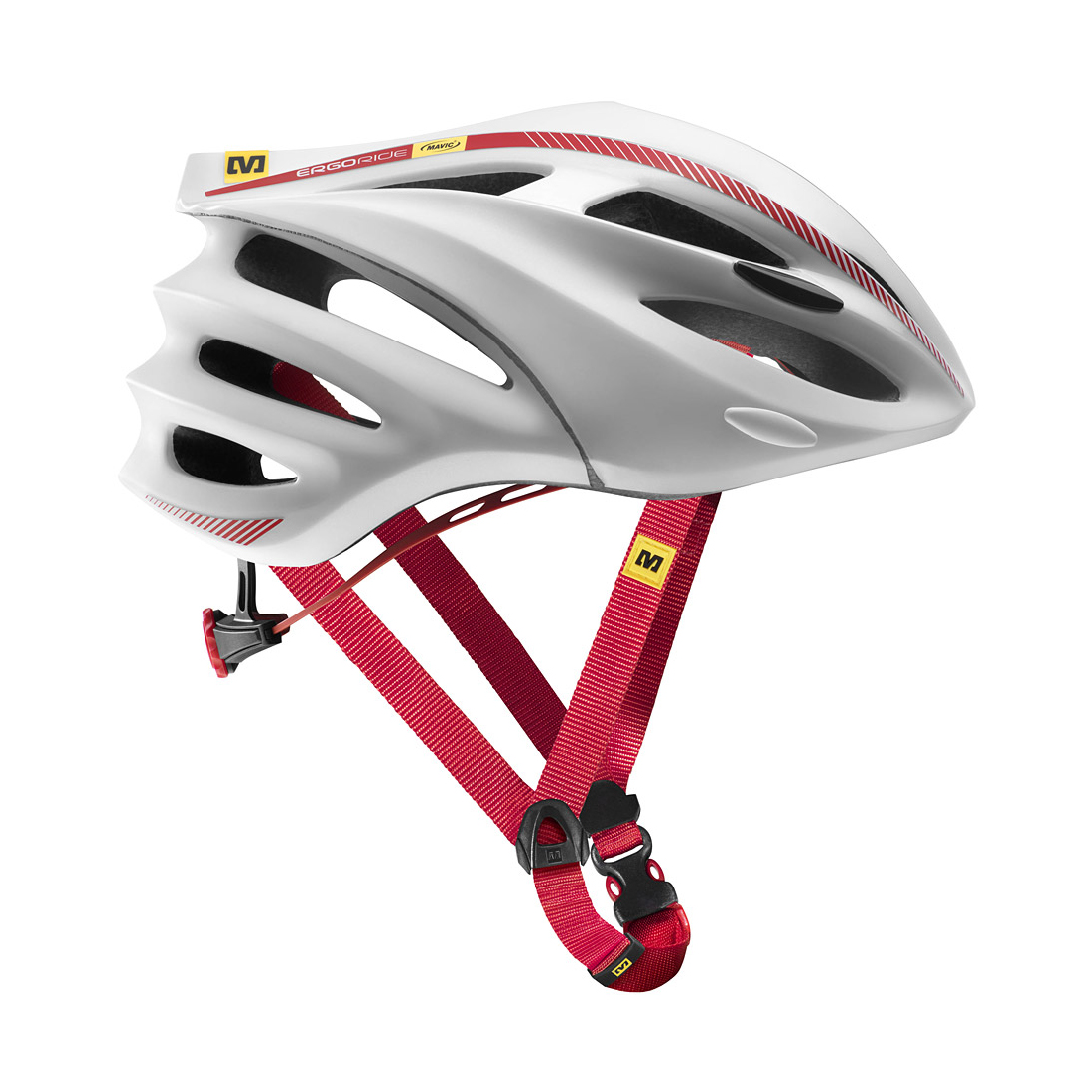 Mavic Syncro Bicyle Helmet White/Red Medium