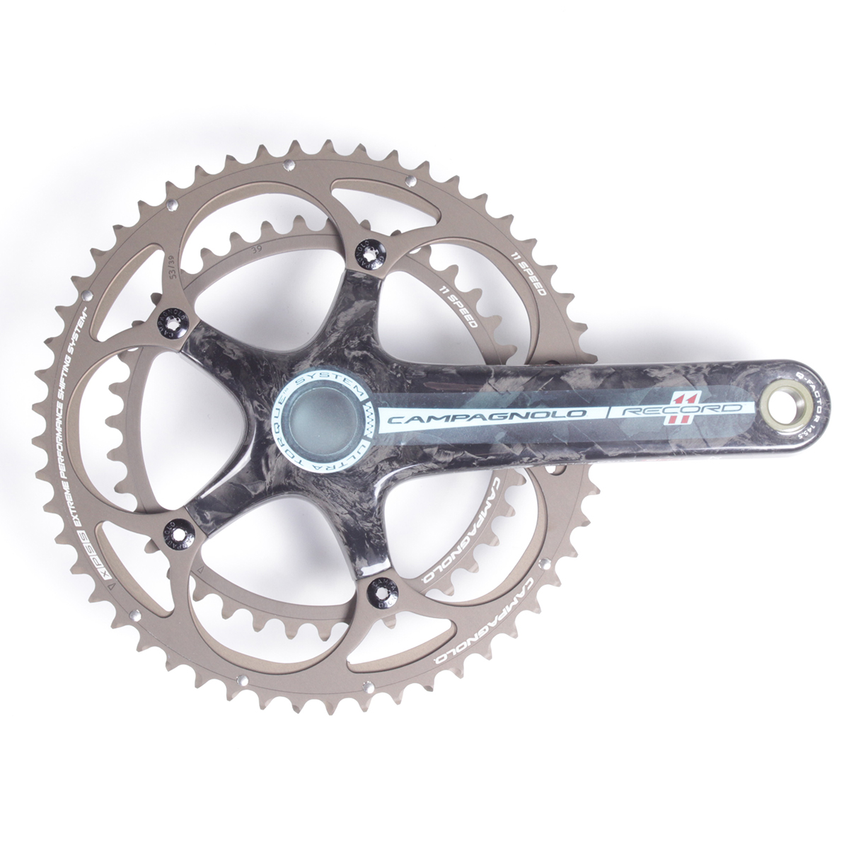 campagnolo record 10 speed crankset