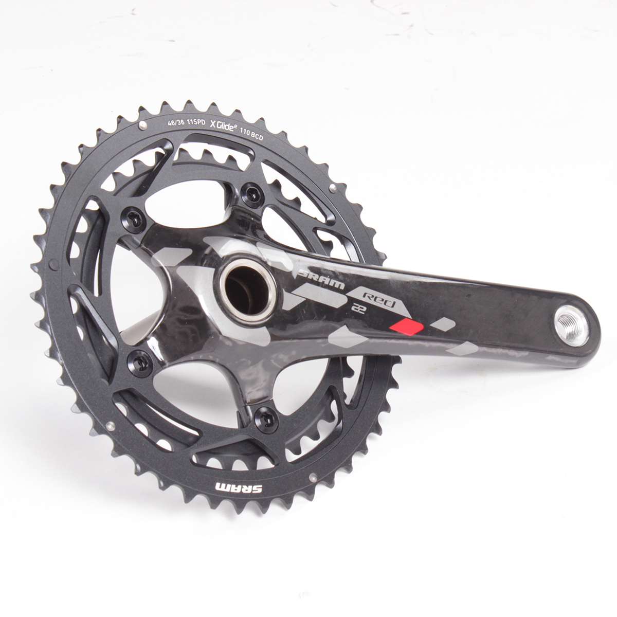 Sram Red 22 Gxp Carbon Road Crankset 4636t 175mm Ebay 9025