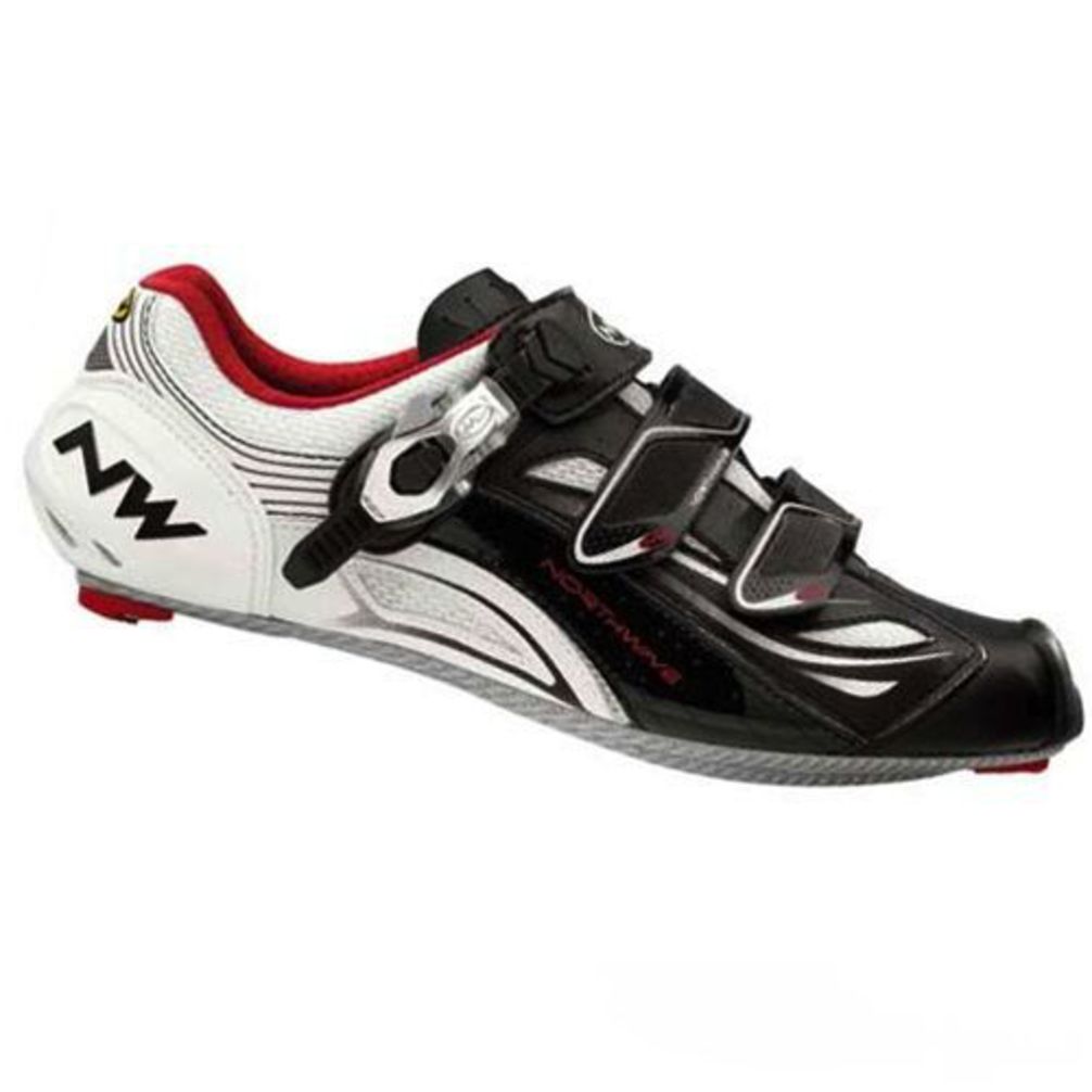 Northwave Typhoon EVO SBS Mens Road Cycling Shoe White Black Size 39.5