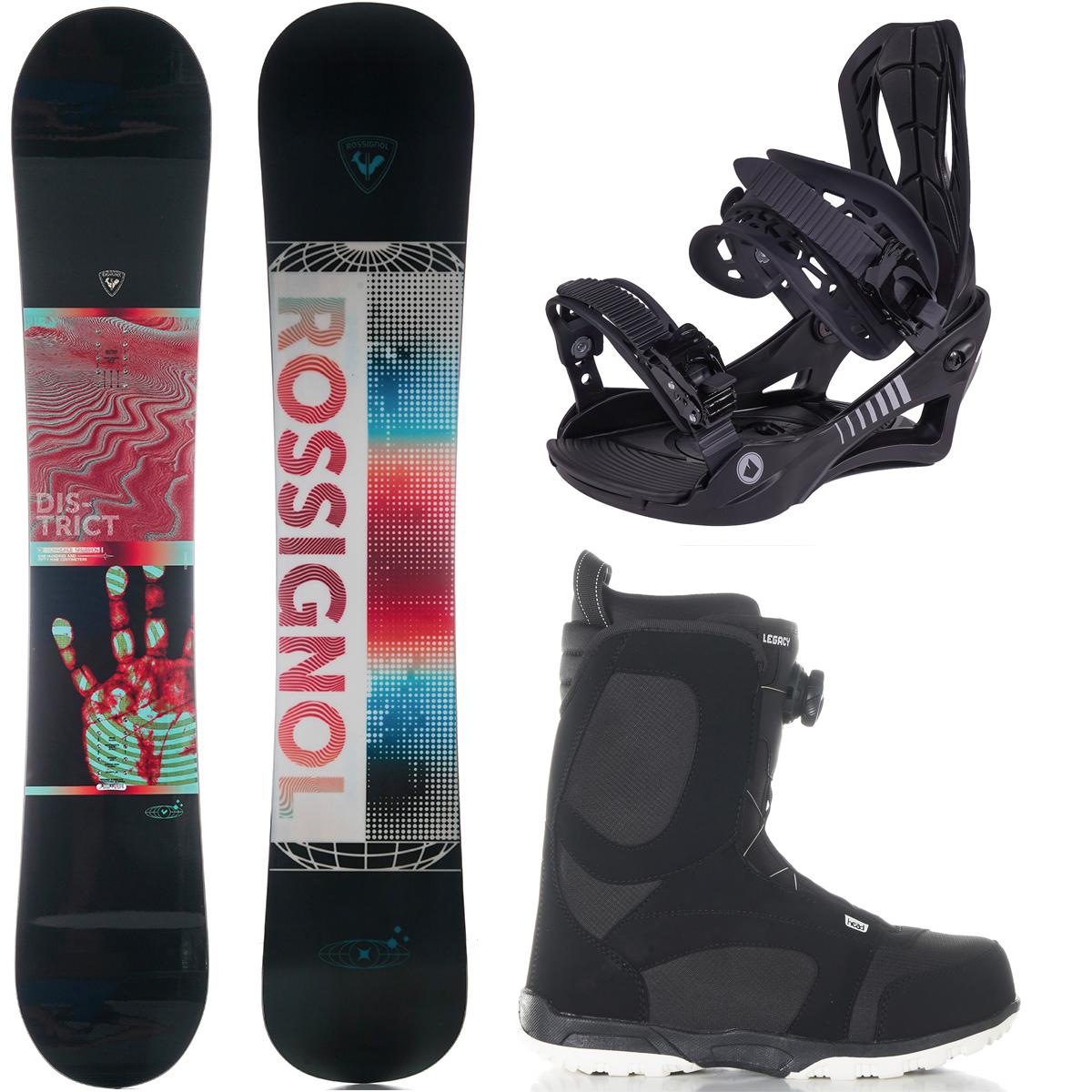 Rossignol DISTRICT INFRABLACK Complete Snowboard Package Level Nine Sports