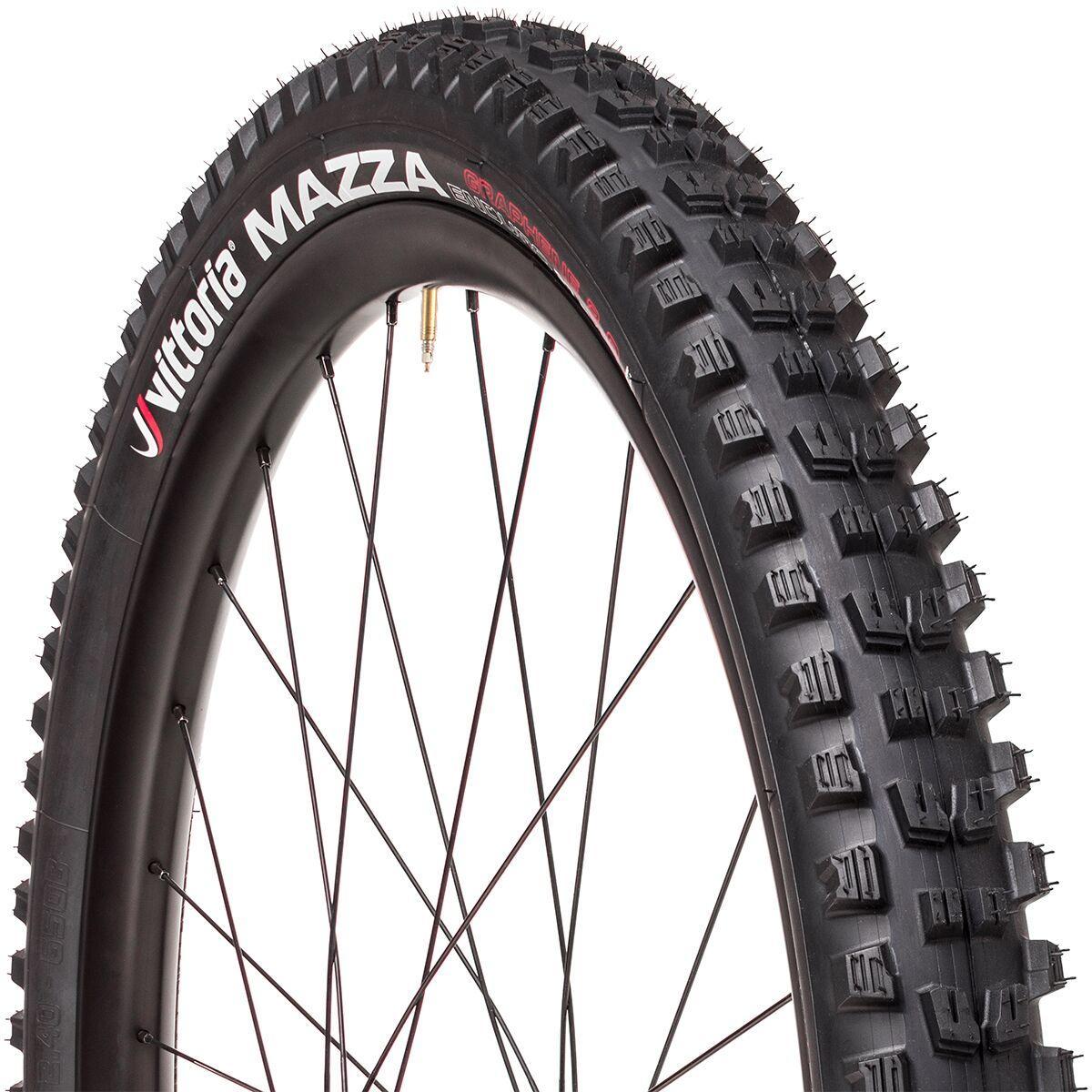 Vittoria Mazza Mountain Bike Tire - 27.5in - (Tubeless 2PLY, Folding, Enduro, G2.0, Black/Black) Black/Black 27.5 x 2.6i