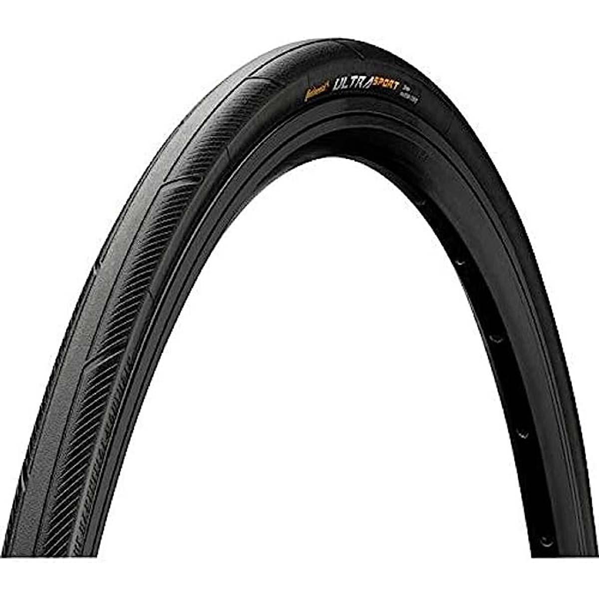 Continental Ultra Sport III Road Bike Tire - 700c - (Clincher, Folding, Black/Black) - Damaged Packaging Black/Black 700c x 28mm