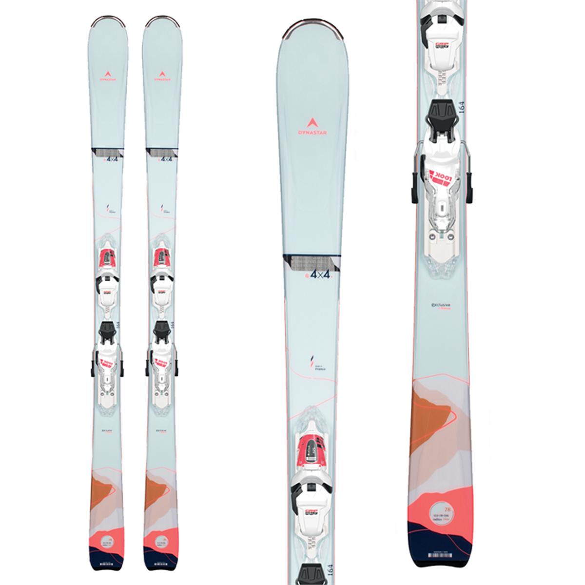 Dynastar E 4X4 3 (XPRESS) System Skis 158cm Women's w/ Look Xpress W 11 GW B83 System Binding White/Blue 83mm Women's