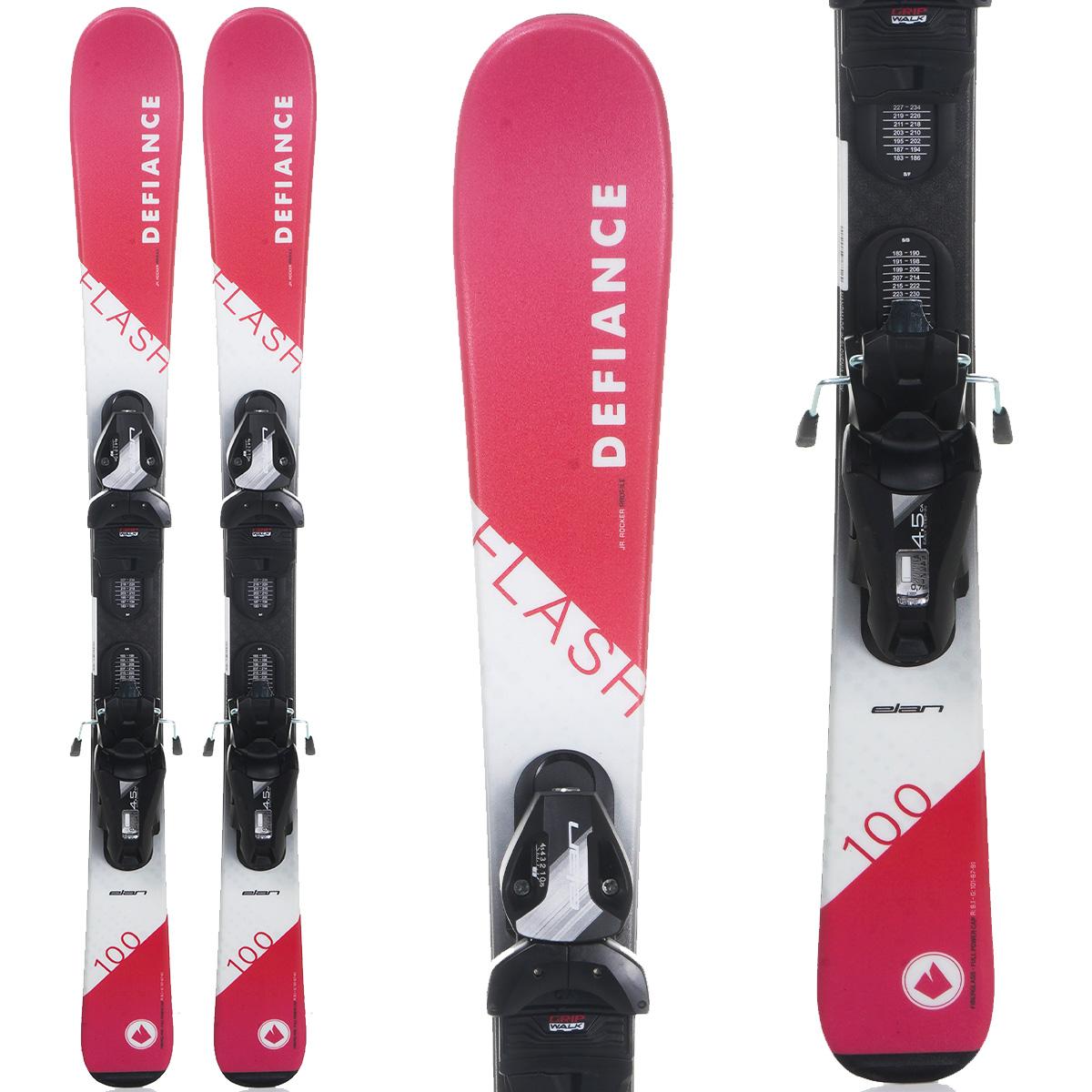 Defiance Flash Red 80-130cm Skis 2023 | Level Nine Sports