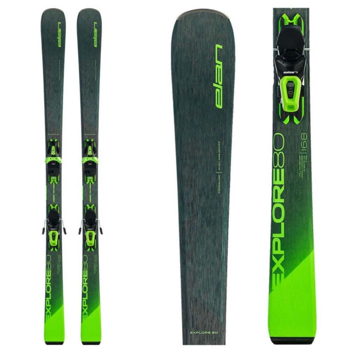 Elan Explore 80 Skis with Elan El 10 Bindings 2022 | Level Nine Sports