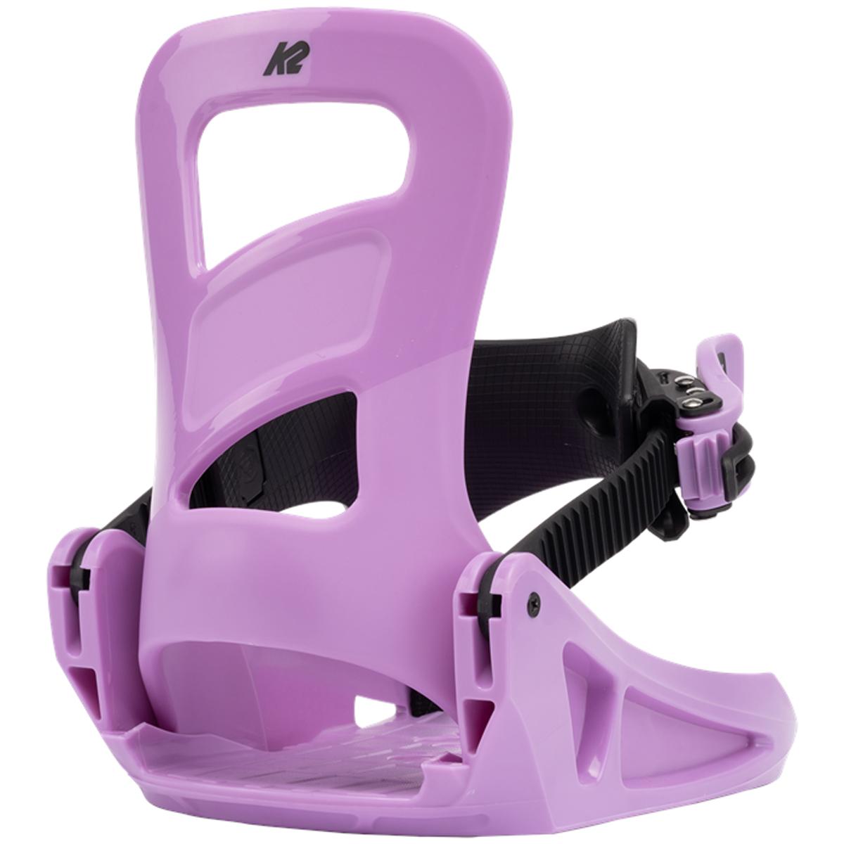 K2 Lil Kat Purple Extra Small Snowboard Bindings Girl's 2023