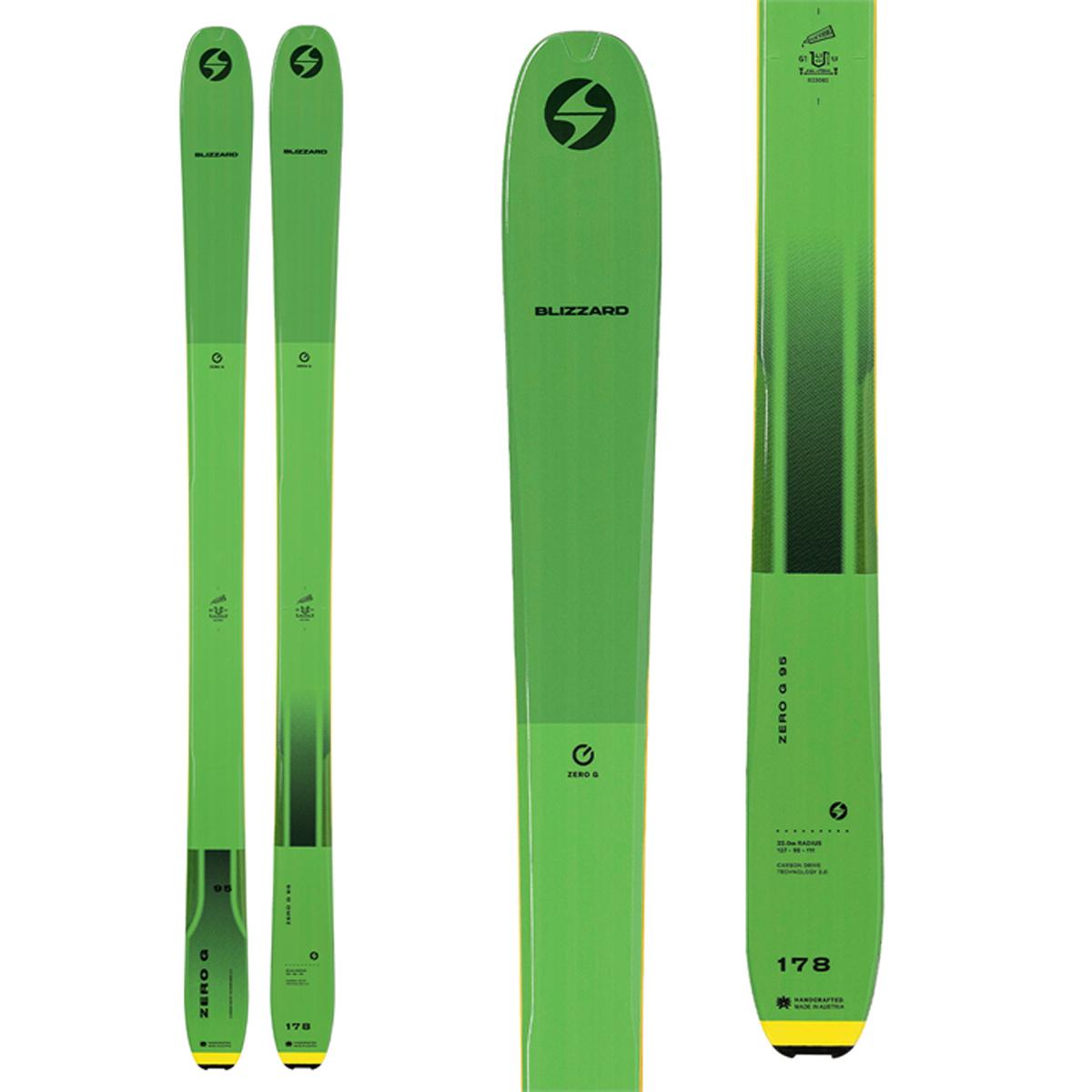 Tecnica Zero G 95 Green 185cm Skis Men's 2022