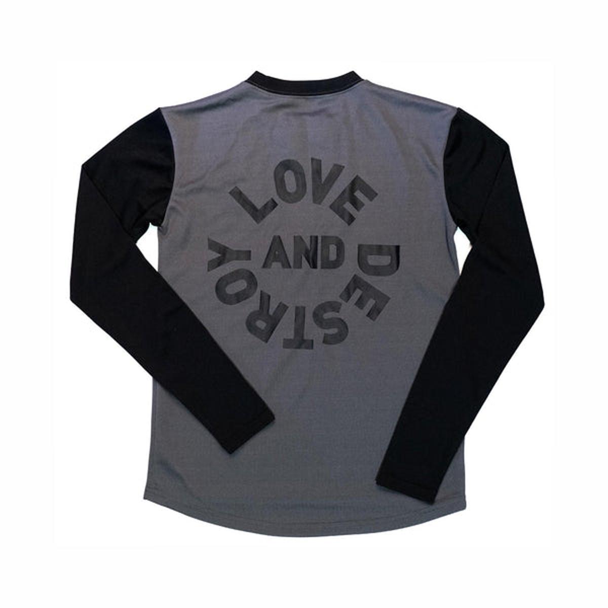 Destroyer Love and Destroy Long Sleeve Jersey Gray Small 2022