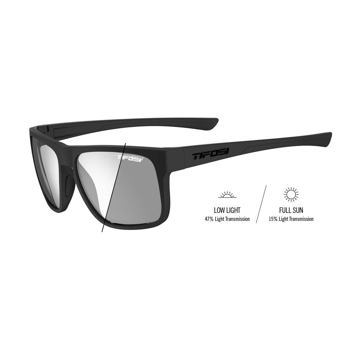 Tifosi Optics Swick Blackout - Fototec Lens One Size Sunglasses Unisex
