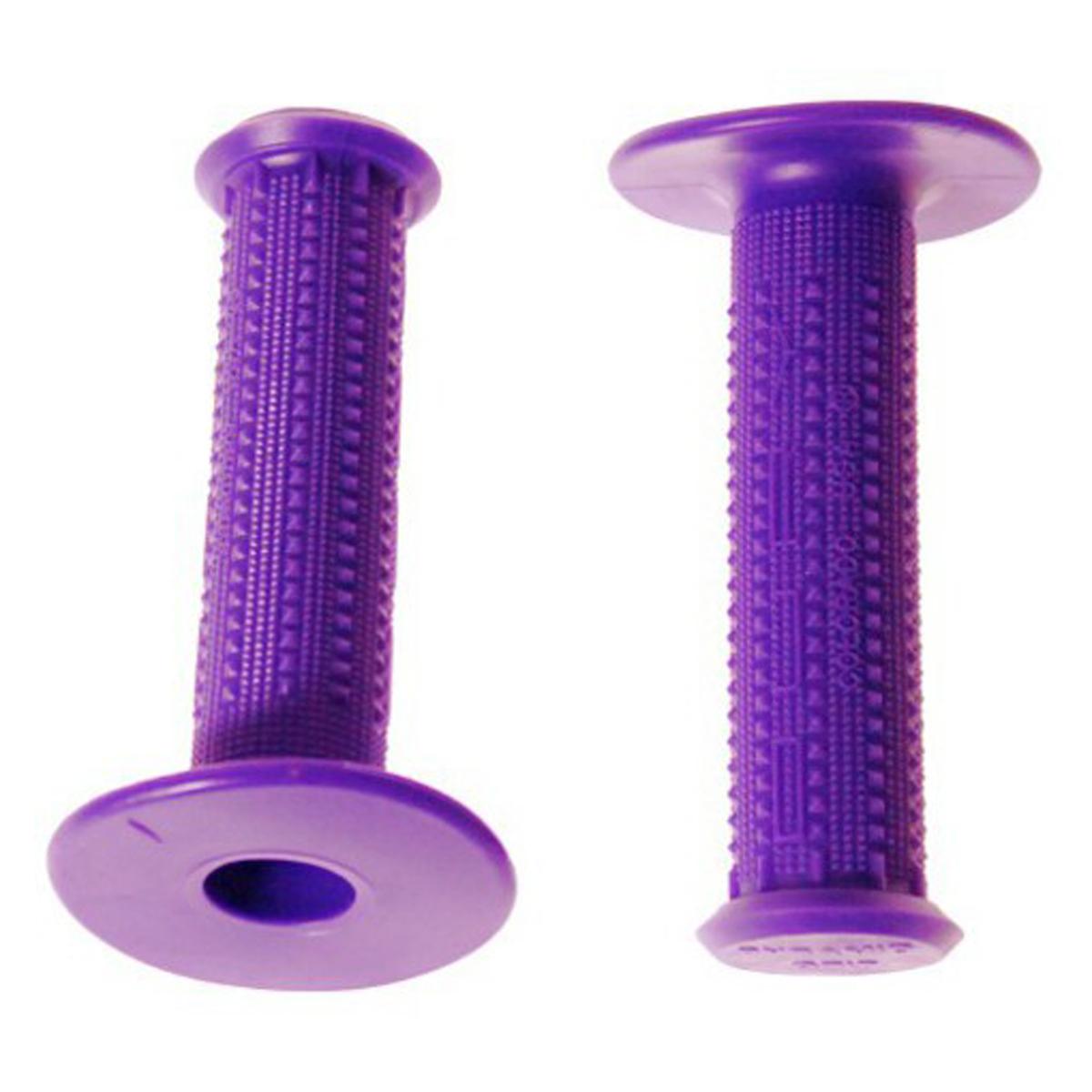 Oury Grips Pyramid Soft Rubber Purple BMX Grips