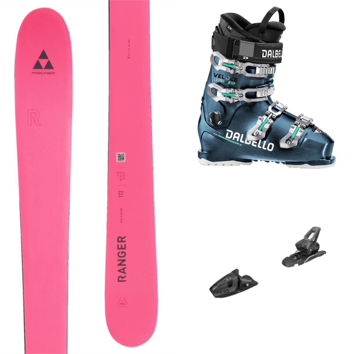  Fischer, Ranger Pink Skis, 182 : Sports & Outdoors