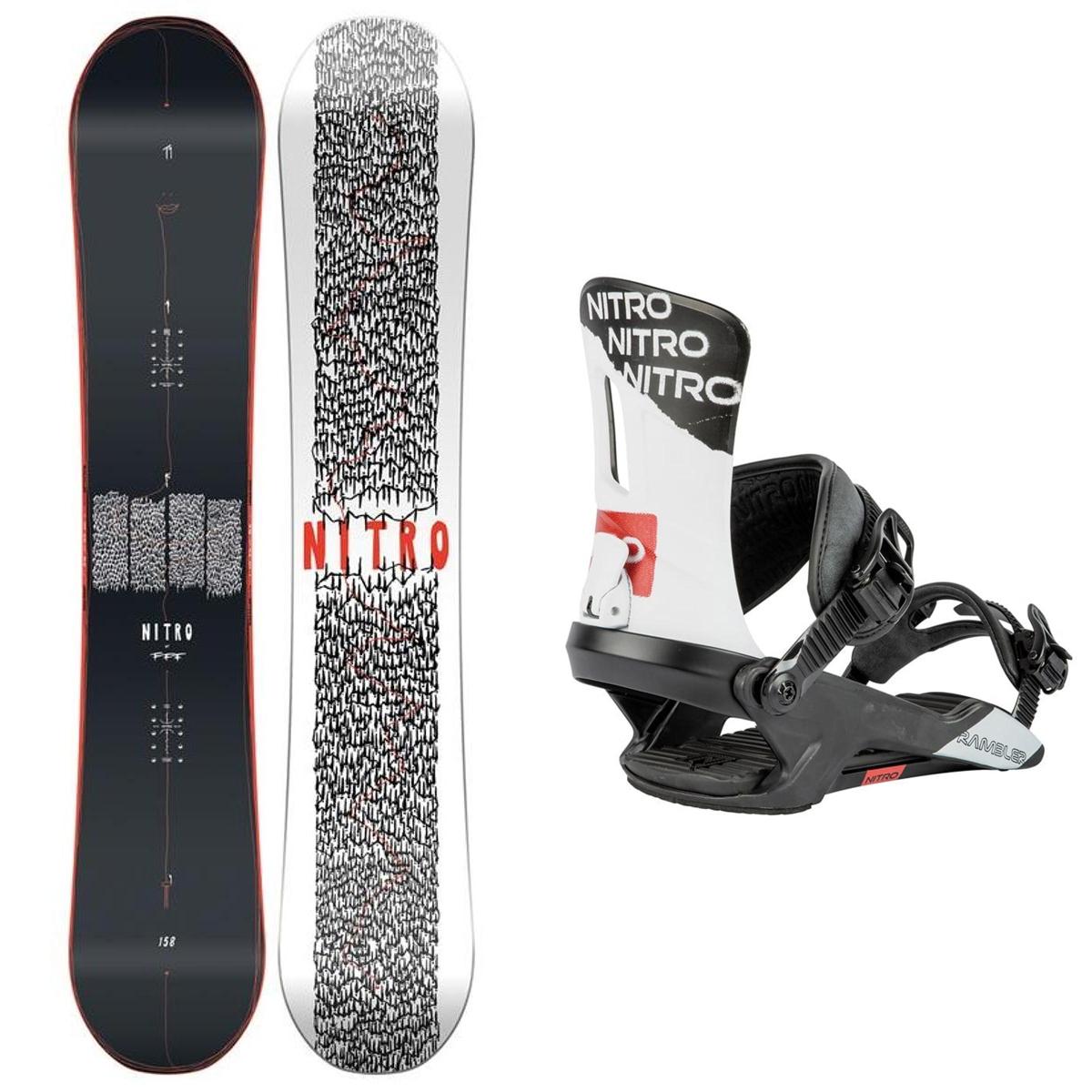 Nitro Nitro T1 X Fff Wide Snowboard with Nitro Rambler | Level Nine Sports