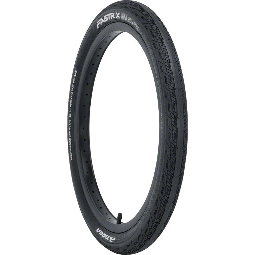 Tioga FASTR X BLK LBL Tire 20x1.75 Folding Bead Black