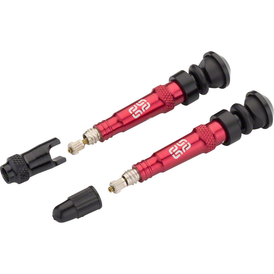 red tubeless valve