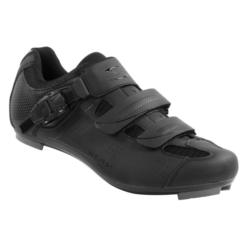 Serfas Leadout Men's Road Cycling Shoes Black Size 43 EU